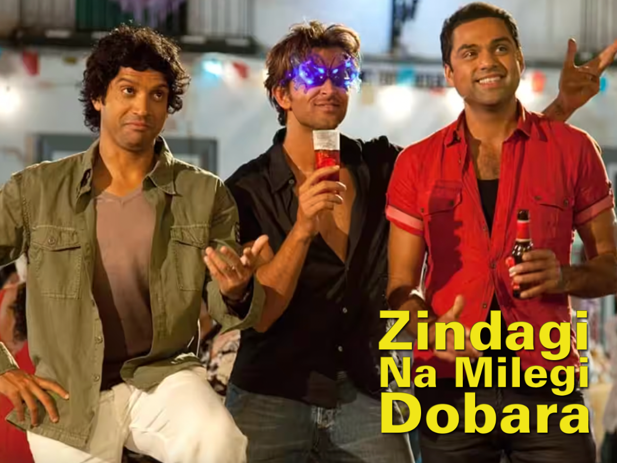 Stills from the Bollywood movie Zindagi Na Milegi Dobara, directed by Zoya Akhtar