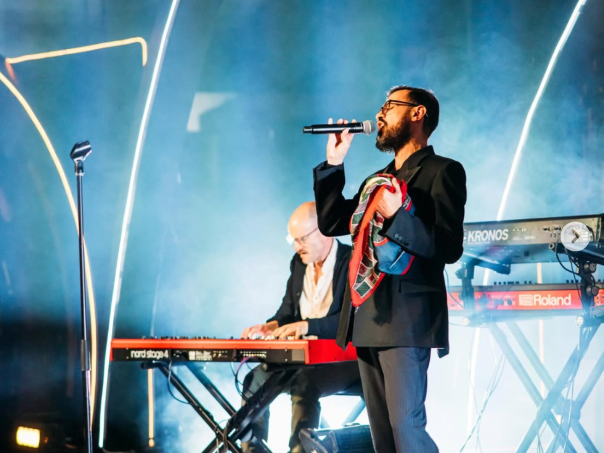 Saudi Arabian soul and jazz musician Hajaj performing live at the Grammys